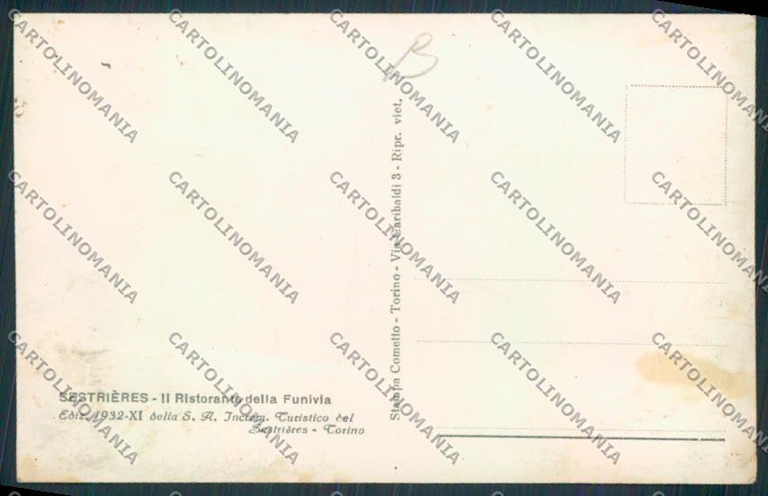 Torino Sestriere Foto cartolina RB2572 – retro