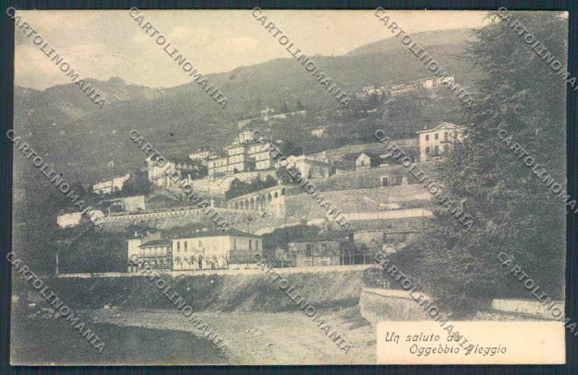Verbania Oggebbio Pieggio cartolina RB2583 – fronte
