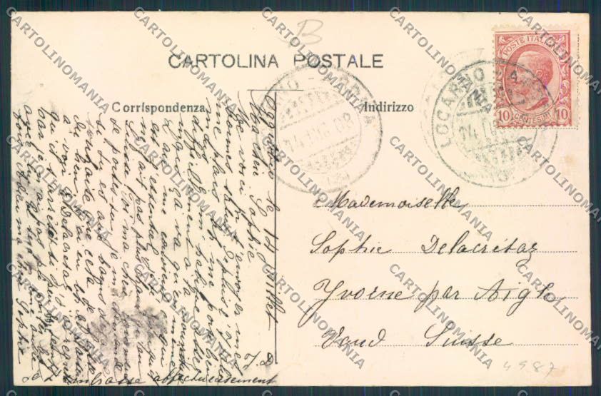 Verbania Oggebbio Pieggio cartolina RB2583 – retro
