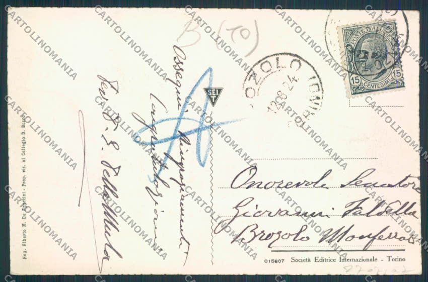 Como Lanzo Stazione cartolina RB2588 – retro