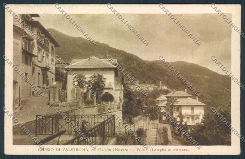 Verbania Chesio Loreglia cartolina RB2595 – fronte