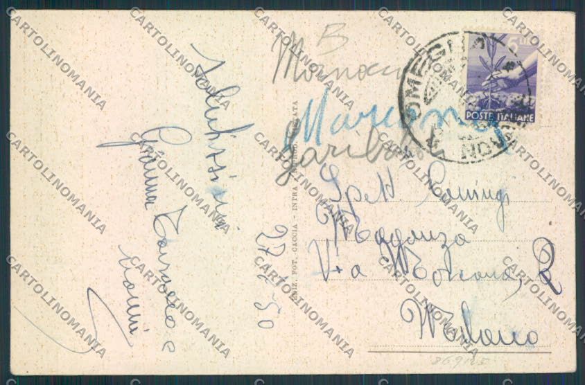 Verbania Chesio Loreglia cartolina RB2595 – retro