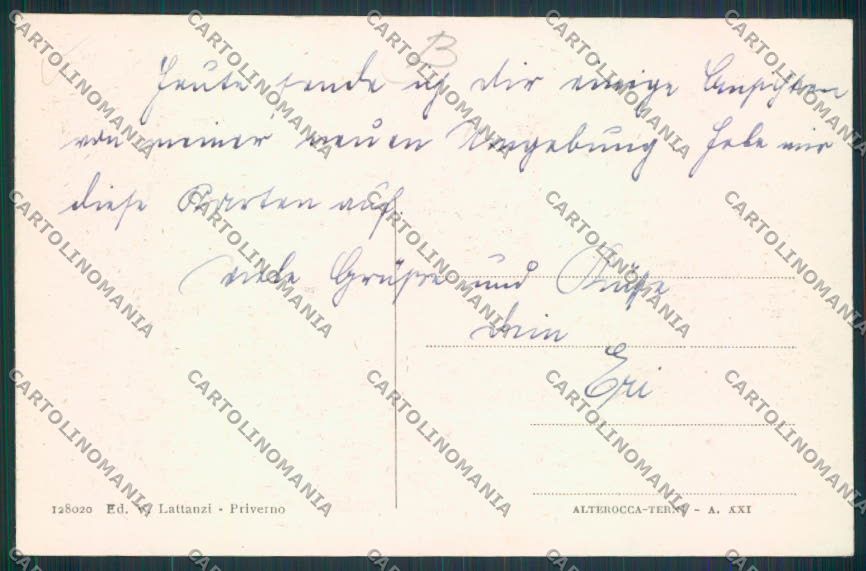 Latina Priverno cartolina RB2622 – retro