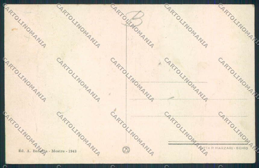 Venezia Mestre PIEGHINE cartolina RB2643 – retro