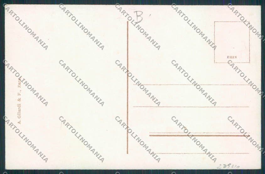 Croatia Croazia Zara Canottaggio cartolina RB2709 – retro