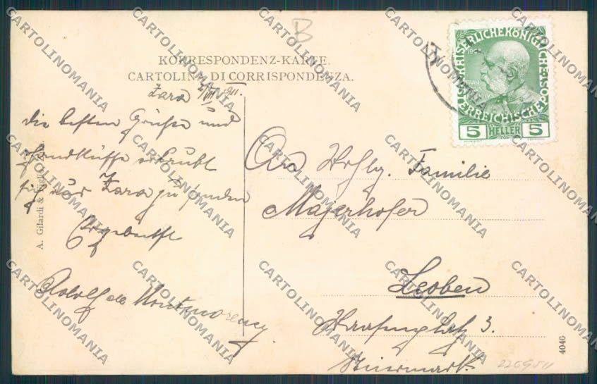 Croatia Croazia Zara cartolina RB2713 – retro
