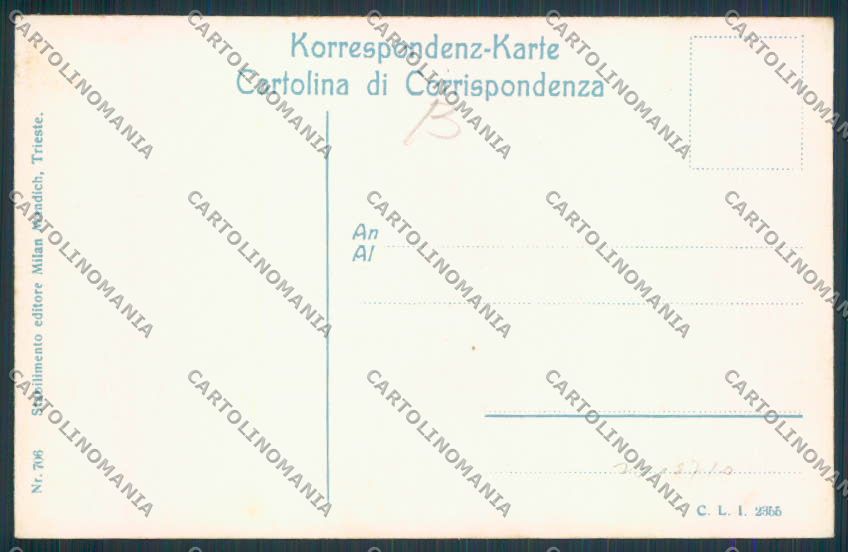 Trieste cartolina RB2725 – retro