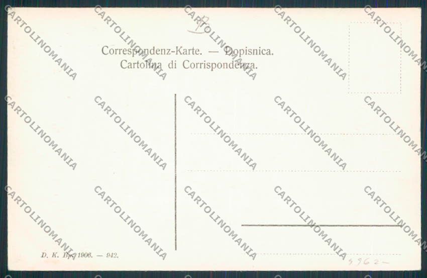 Croatia Croazia Ragusa Dubrovnik cartolina RB2747 – retro