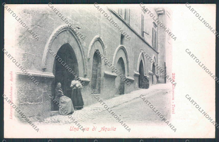 L'Aquila Costumi Alterocca cartolina RB2754 – fronte