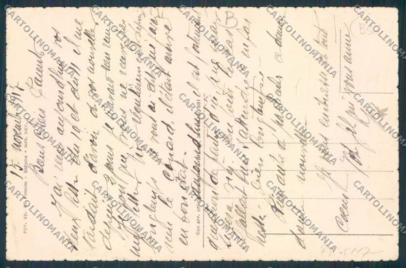 Brescia Vallesabbia Sabbio Chiese cartolina RB2758 – retro
