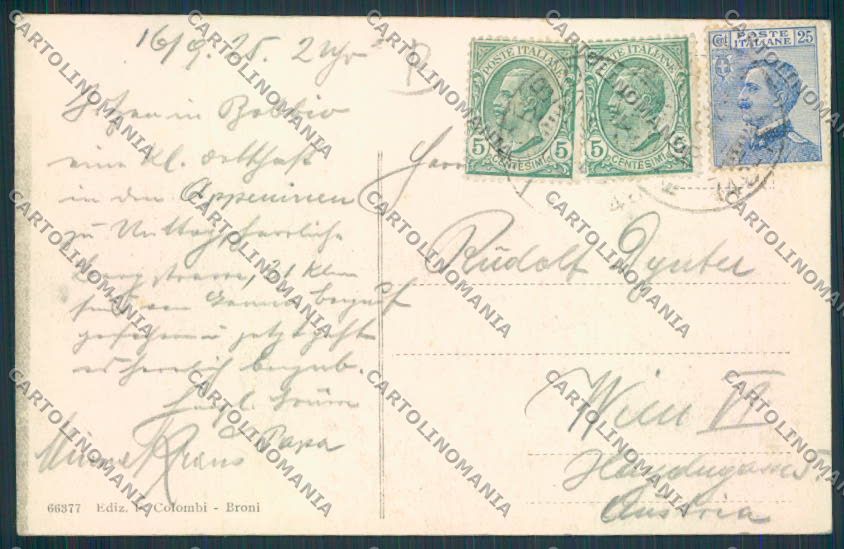 Pavia Piacenza Passo Penice cartolina RB2762 – retro