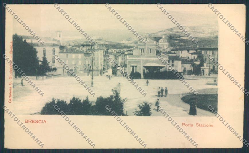 Brescia Porta Stazione cartolina RB2769 – fronte