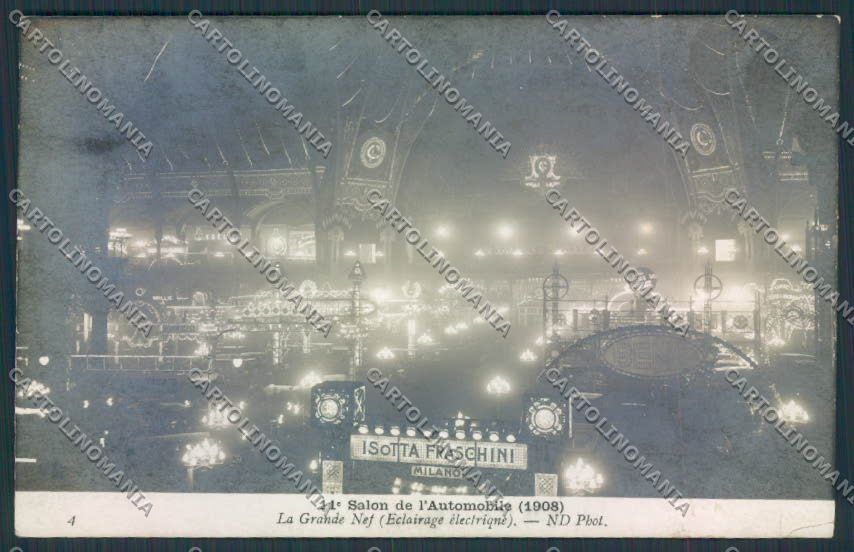 Paris Automobile Isotta Fraschini Foto cartolina RB2770 – fronte