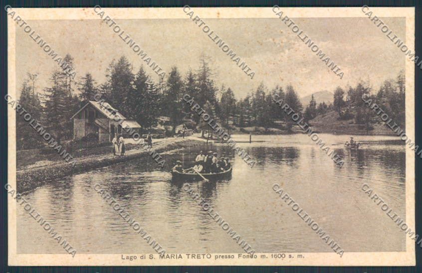 Trento Fondo Lago Santa Maria Treto cartolina RB2796 – fronte