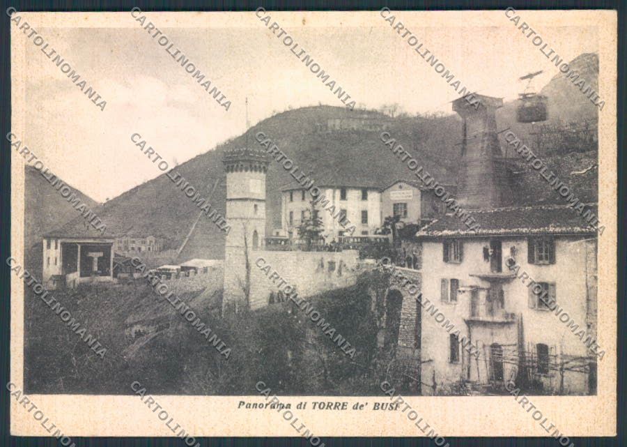 Bergamo Torre dei Busi Funicolare FG cartolina RB2814 – fronte