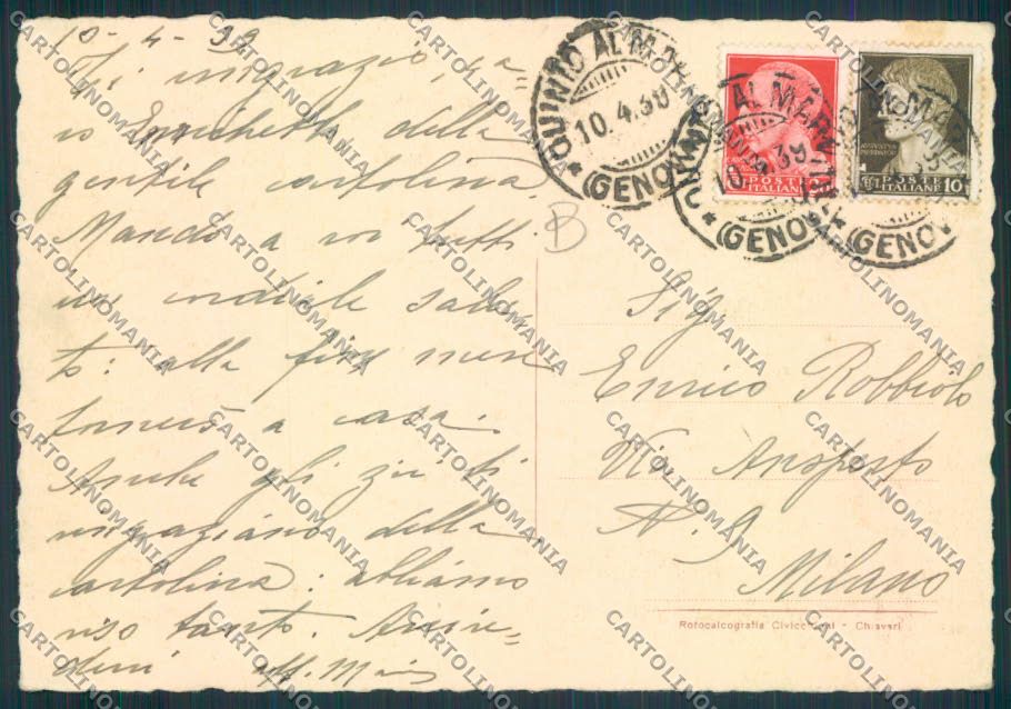 Genova Quinto FG cartolina RB2822 – retro
