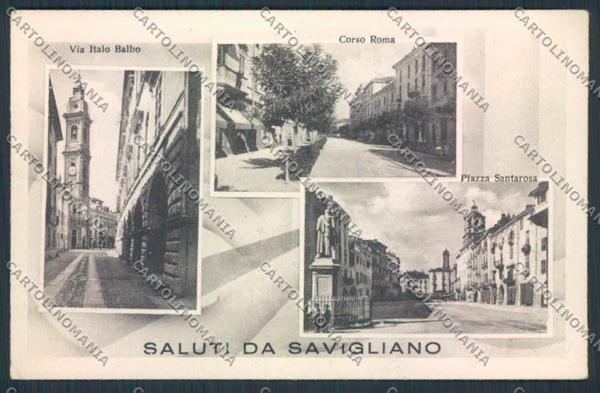 Cuneo Savigliano cartolina RB2835 – fronte