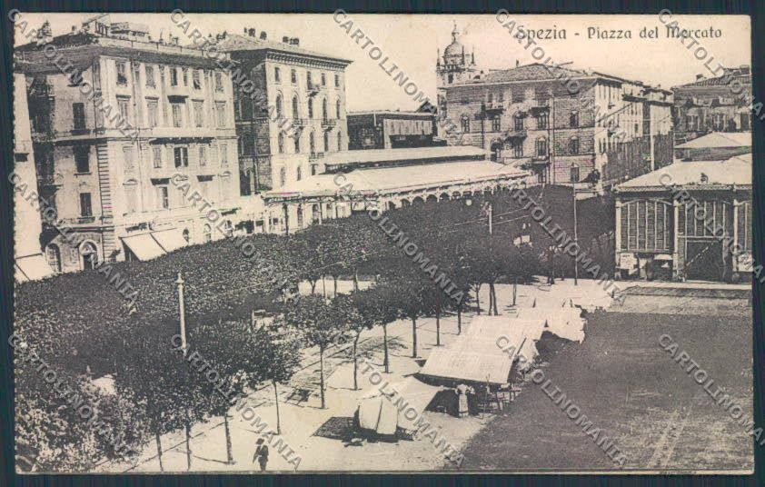 La Spezia Mercato cartolina RB2839 – fronte
