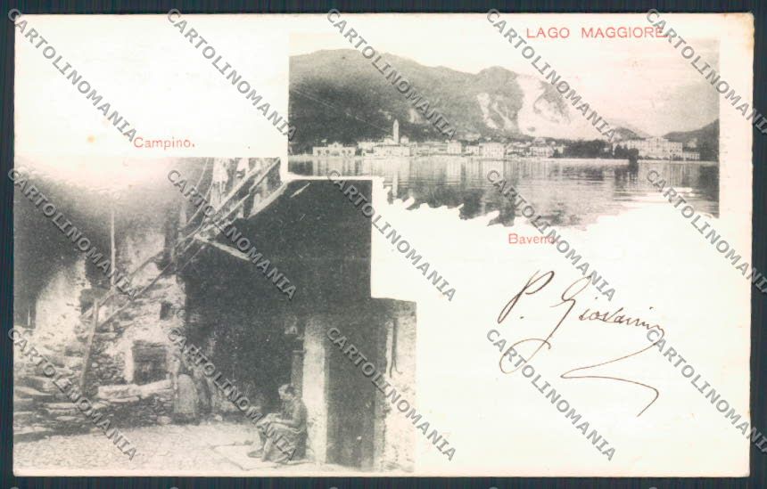 Verbania Baveno Campino cartolina RB2873 – fronte