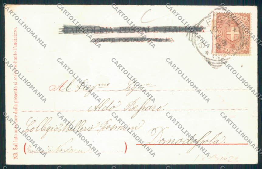 Verbania Baveno Campino cartolina RB2873 – retro