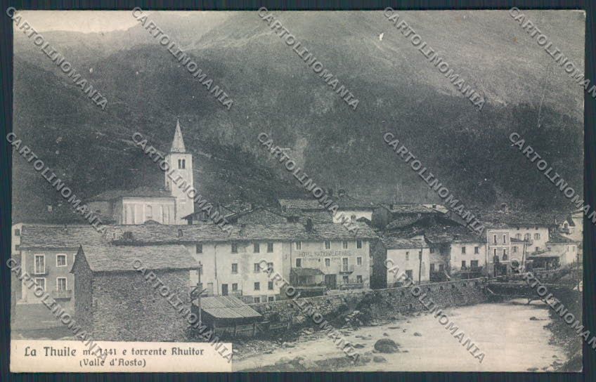 Aosta La Thuile cartolina RB2878 – fronte