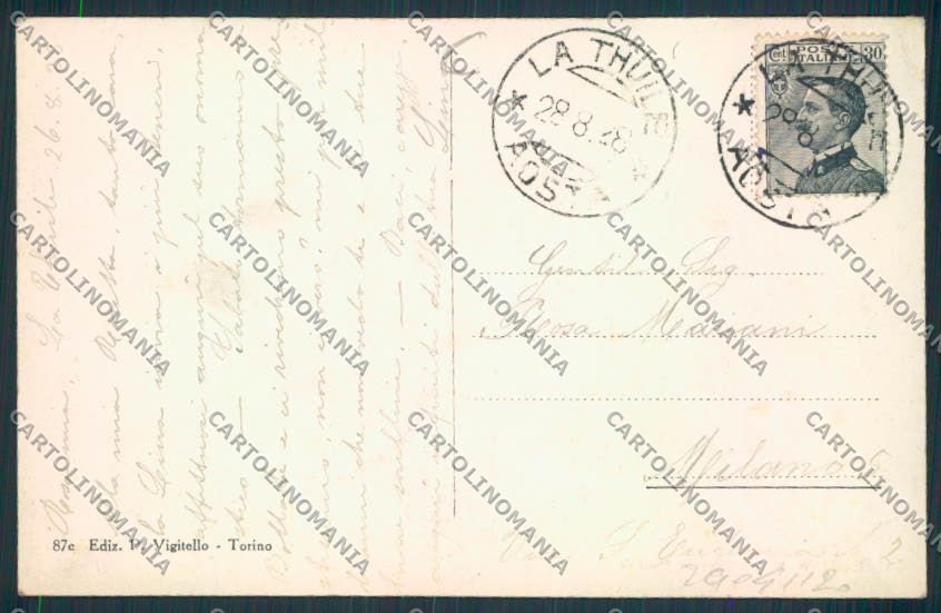 Aosta La Thuile cartolina RB2878 – retro