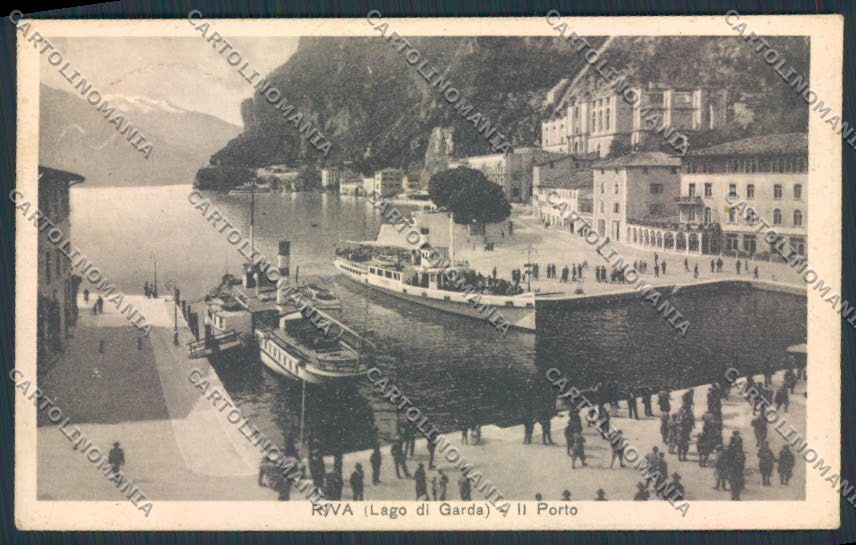 Trento Riva del Garda Battello cartolina RB2879 – fronte