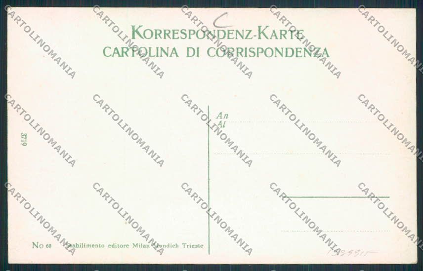 Trieste cartolina RB2919 – retro