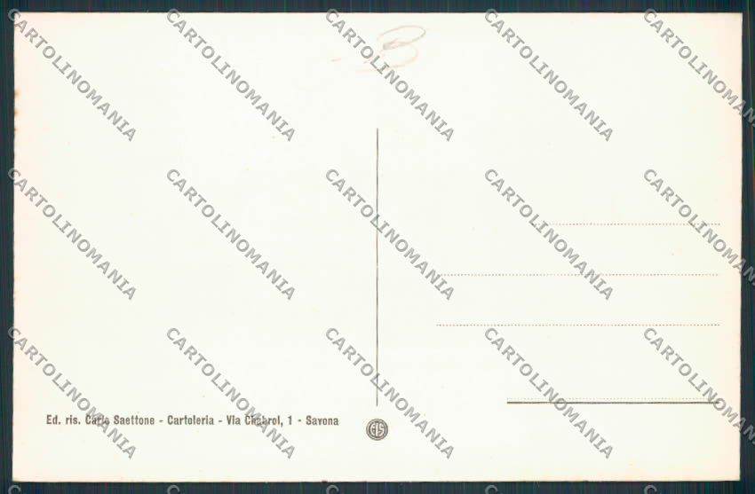 Savona GRINZE CARTA cartolina RB2958 – retro