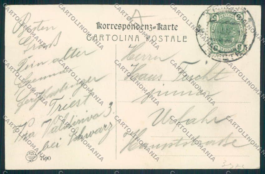Trieste cartolina RB2970 – retro