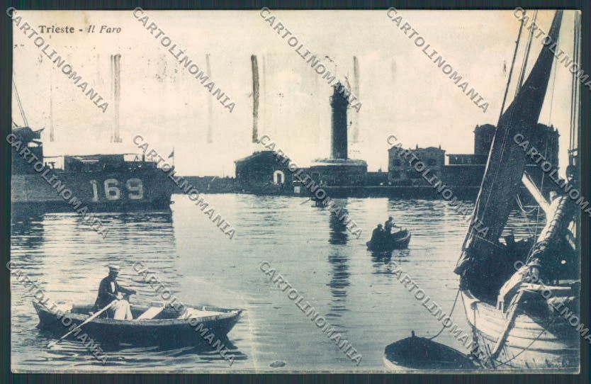 Trieste Faro cartolina RB2971 – fronte