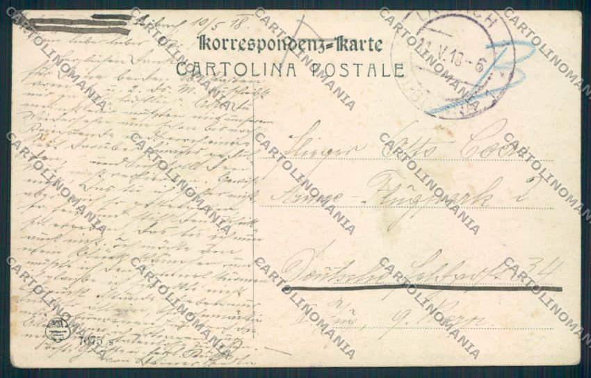 Trieste PIEGHINE Faro cartolina RB2979 – retro