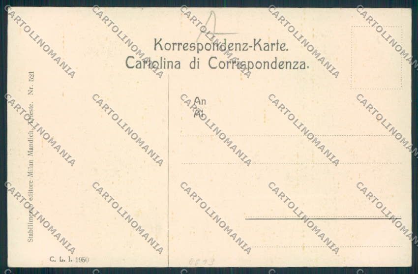 Trieste cartolina RB3004 – retro