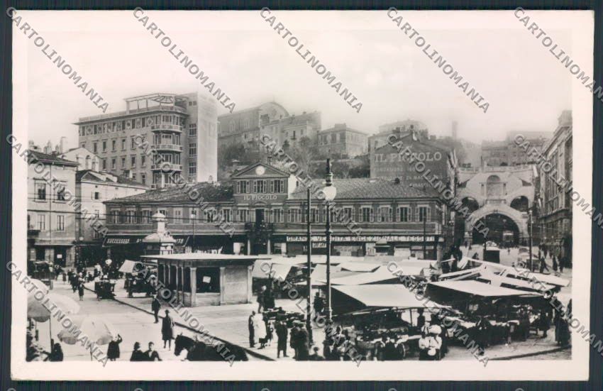 Trieste Mercato Foto cartolina RB3013 – fronte