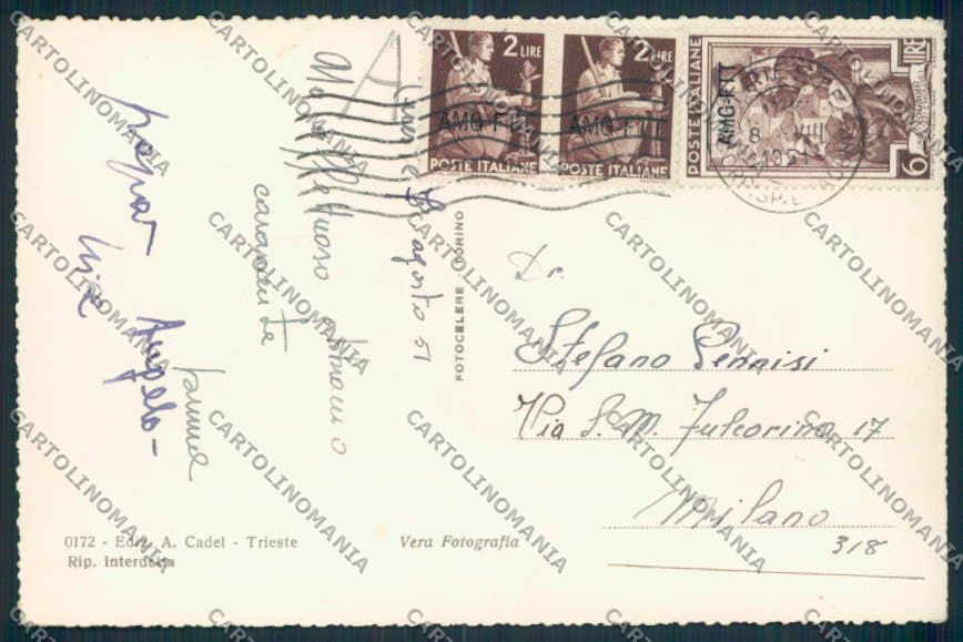 Trieste Foto cartolina RB3015 – retro
