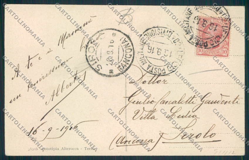 Trieste cartolina RB3031 – retro