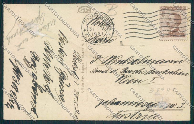 Trieste cartolina RB3036 – retro