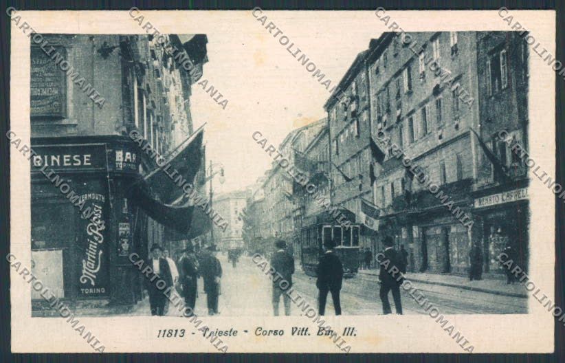 Trieste Tram cartolina RB3070 – fronte