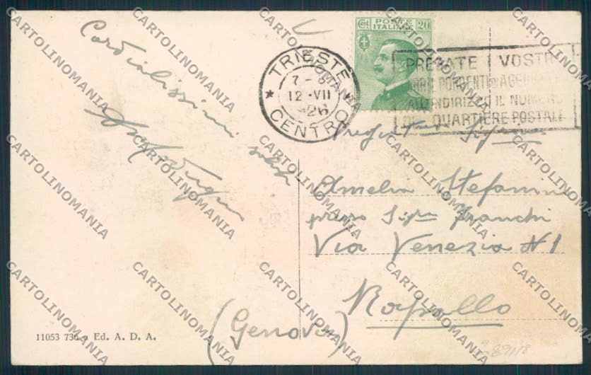 Trieste cartolina RB3097 – retro