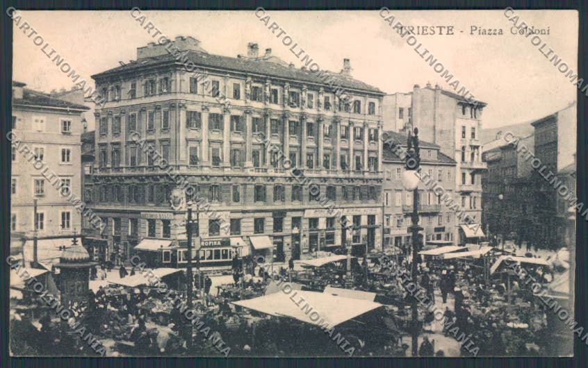 Trieste Mercato cartolina RB3113 – fronte