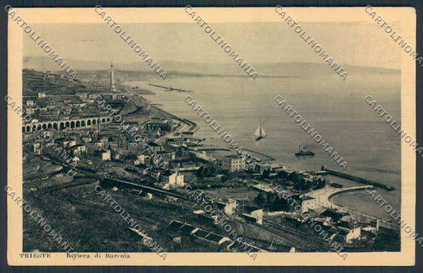 Trieste Barcola cartolina RB3156 – fronte