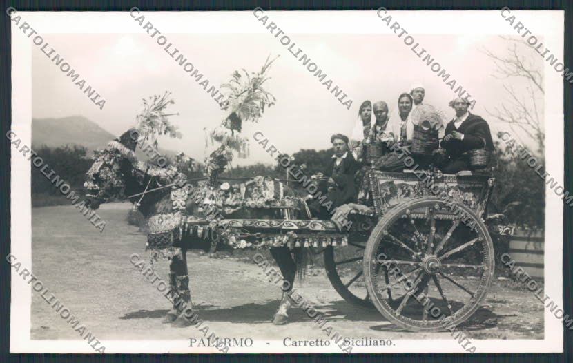 Palermo Carretto Siciliano Foto cartolina RB3207 – fronte