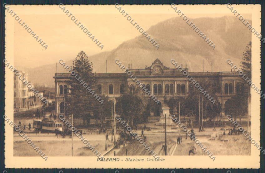 Palermo Stazione cartolina RB3229 – fronte