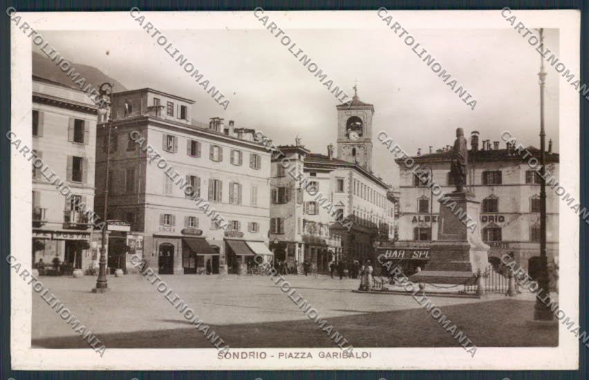 Sondrio Garibaldi Foto cartolina RB3243 – fronte
