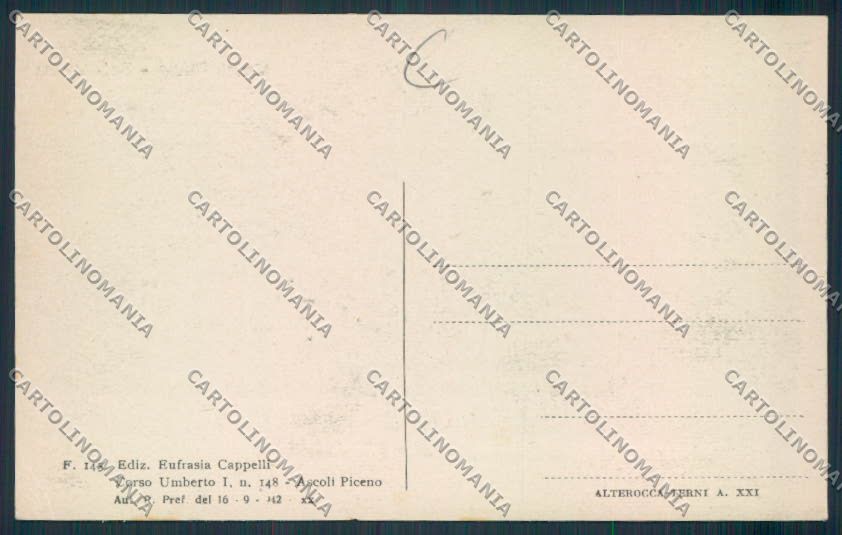 Ascoli Piceno cartolina RB3267 – retro