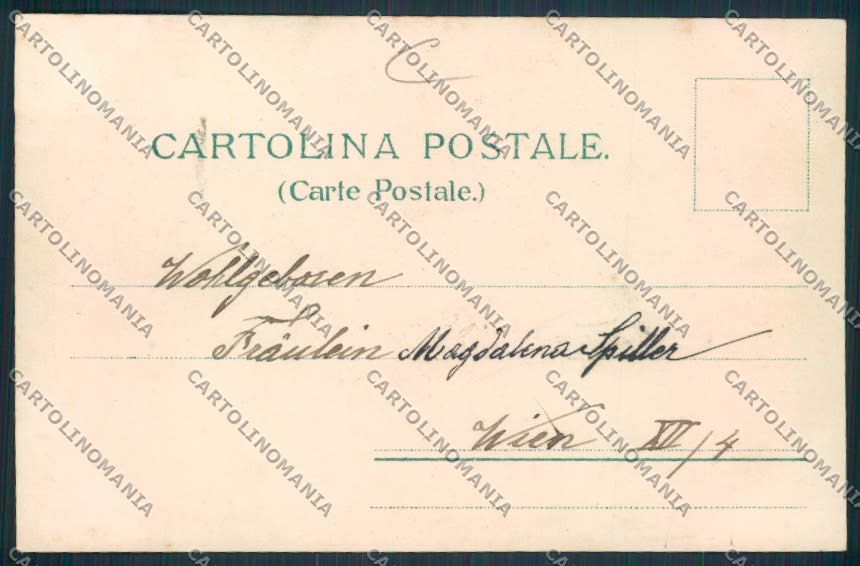 Genova Gruss ABRASA cartolina RB3272 – retro