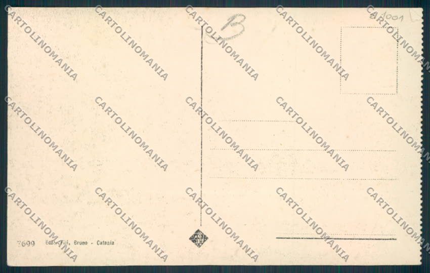Catania cartolina RB3278 – retro