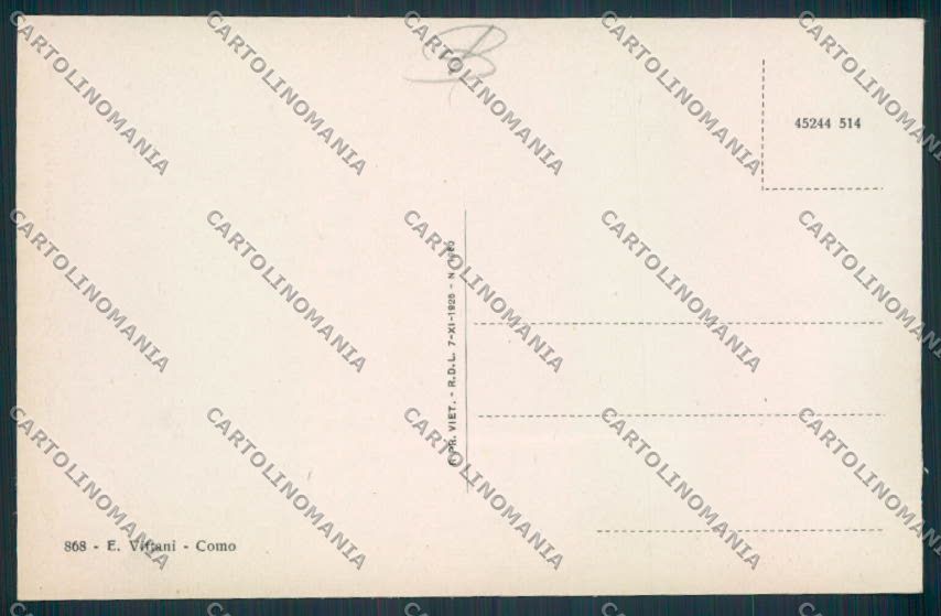 Como Tremezzina cartolina RB3281 – retro