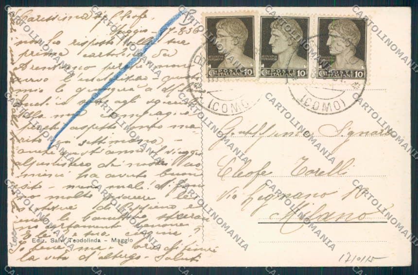 Lecco Maggio Sci cartolina RB3282 – retro