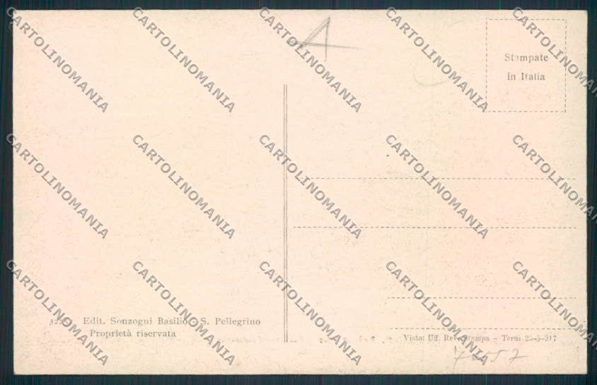 Bergamo San Pellegrino cartolina RB3294 – retro